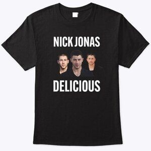 Nick Jonas Delicious Graphic T-Shirt Vintage Pop Music Fan Tee 98